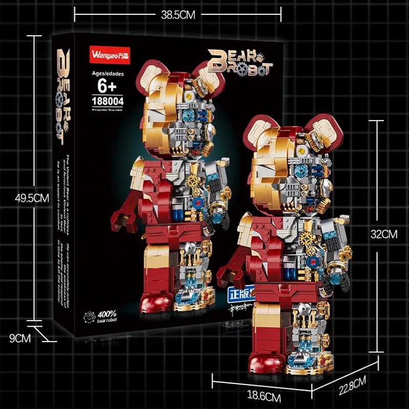 Mô hình lắp ghép - Bear Robot 188004 6 mo hinh lap ghep bear robot 07